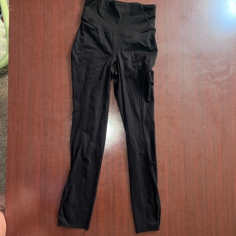 Lululemon Athletica Black Leggings Cropped